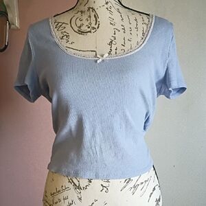 Light Blue Women's Top